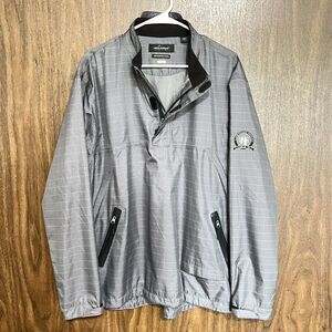 Greg Norman Collection Gray Lightweight Windbreaker